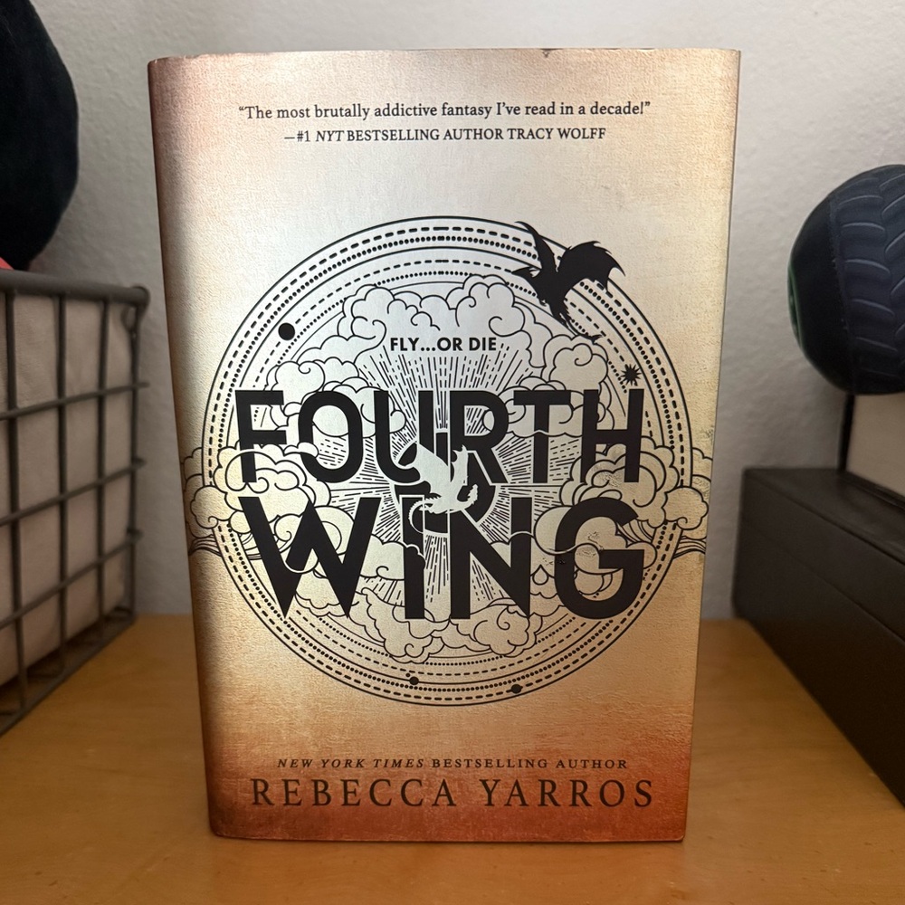 Rebecca Yarros Fourth Wing Hardcover Book